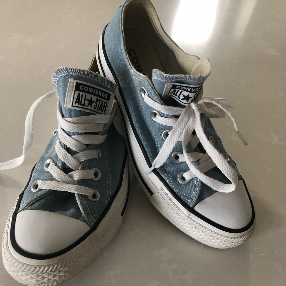 Baby blue converse